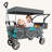 Push & Pull Utility Folding Wagon With Removable Canopy