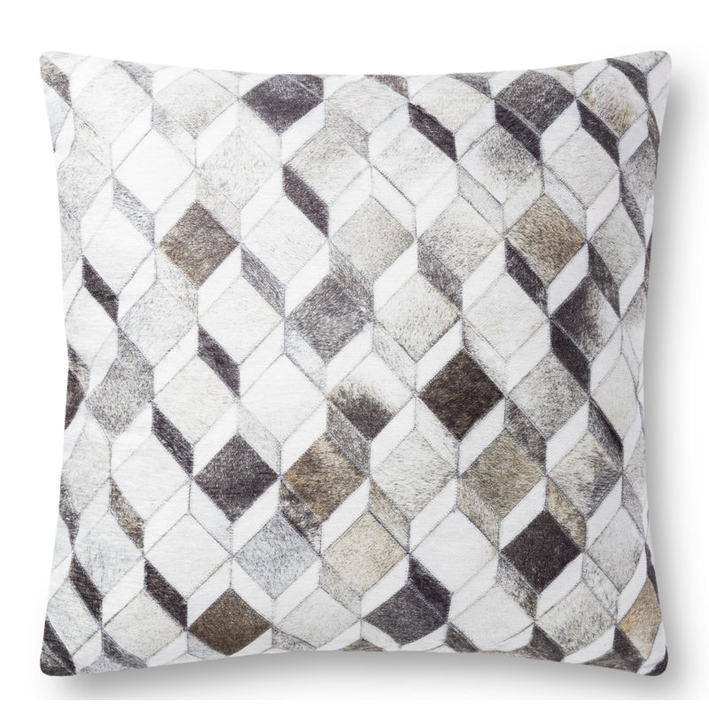 Futral Geometric 22" Throw Pillow Cover