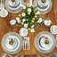 Ensemble de 4 napperons faits à la main pour la salle à manger et la cuisine, décoration de Noël de 14 pouces résistante aux égratignures-2135859700