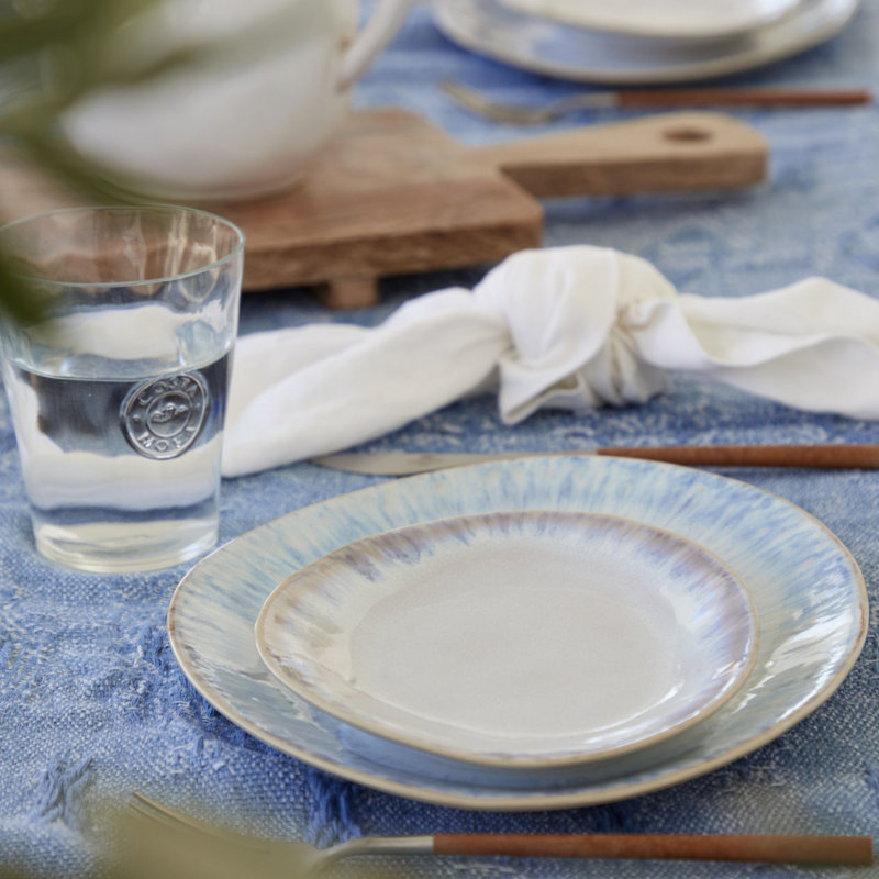 Brisa Stoneware Salad/Dessert Plate, Ria Blue
