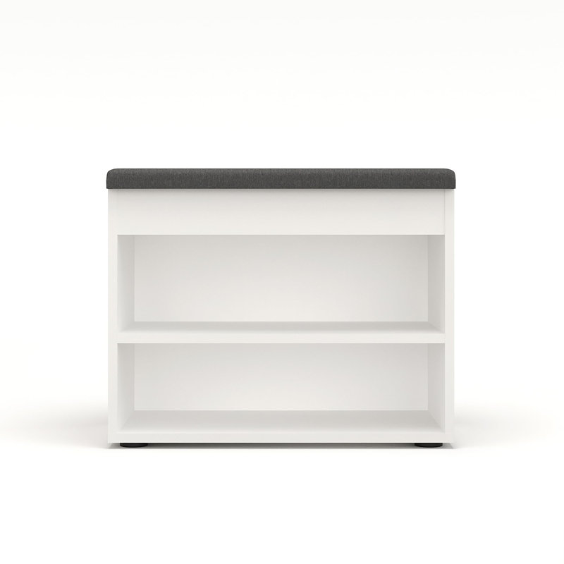 Stackable Shoe Storage Bench, White
