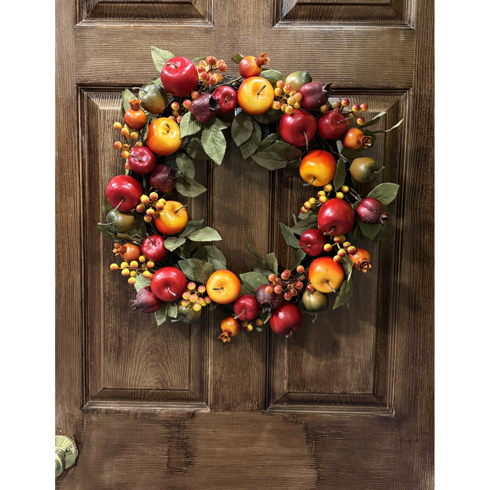 The Holiday Aisle® 20" Apple Wreath