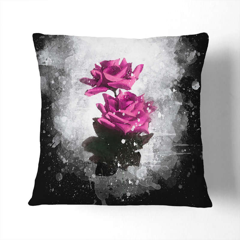 Square Throw Cushion, White, 40cm H x 40cm W x 15cm D