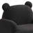 Charming 25.5W Black Sherpa Bear-Shaped Kids Armchair For Comfort And Playful Design-920275526