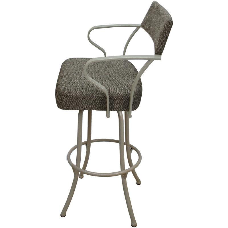 Très grand tabouret pivotant 34 po Gendt, Beige