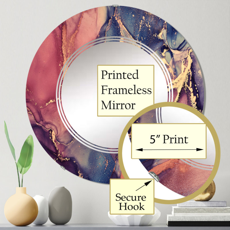 Miroir de salle de bain sans cadre, 24 po x 24 po