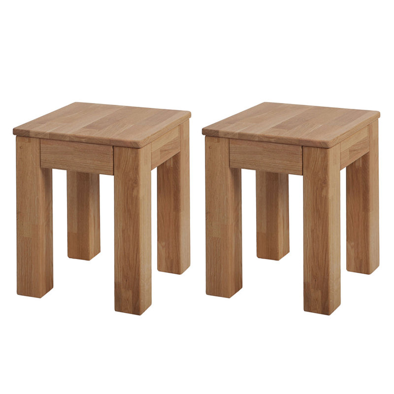 Cyle Solid Wood Accent Stool