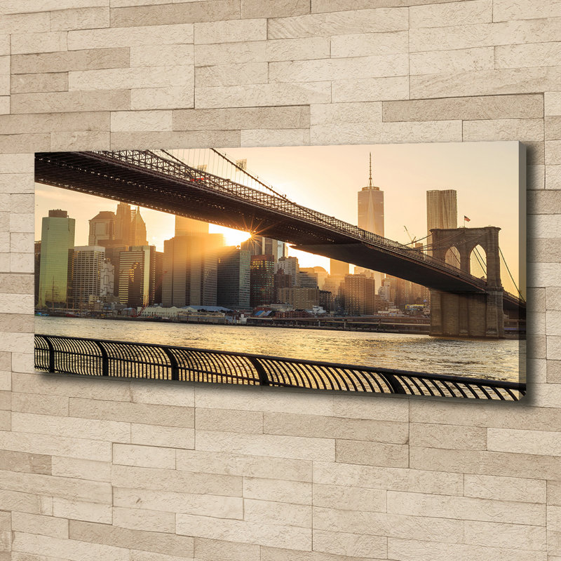 Brooklyn Bridge - Wrapped Canvas Print