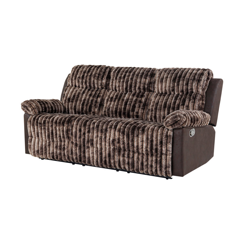 Canapé inclinable Evoza - brun