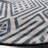 Roswell Hand Tufted Wool/Cotton Southwestern Rug in Ivory/Navy-881185905