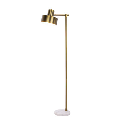 Wardell 62'' Marble Task Floor Lamp