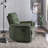 Harrill Plush Corduroy Fabric Manual Swivel Glider Recliner-511177457