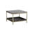 Marble Top End Table - Grey