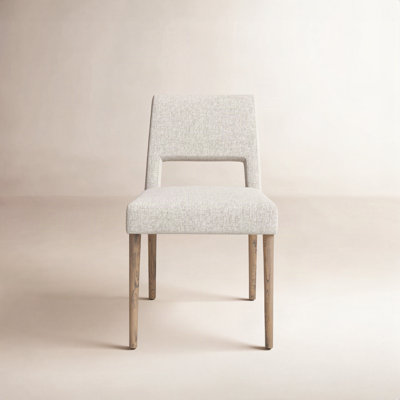 Ermine Genuine Leather Dining Chair