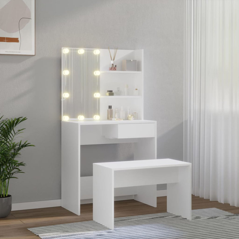 Coiffeuse Itamar, Blanc