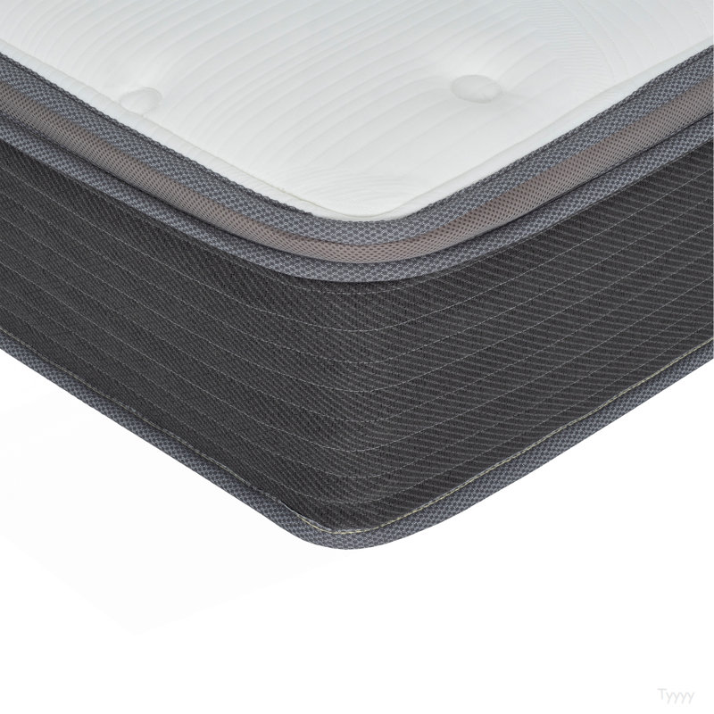 12 In. Plush Twin Size Hybrid Mattress In A Box, Pocket Spring And Gel-Infused Memory Foam Mattress, Pressure Relief, Cooling Technology