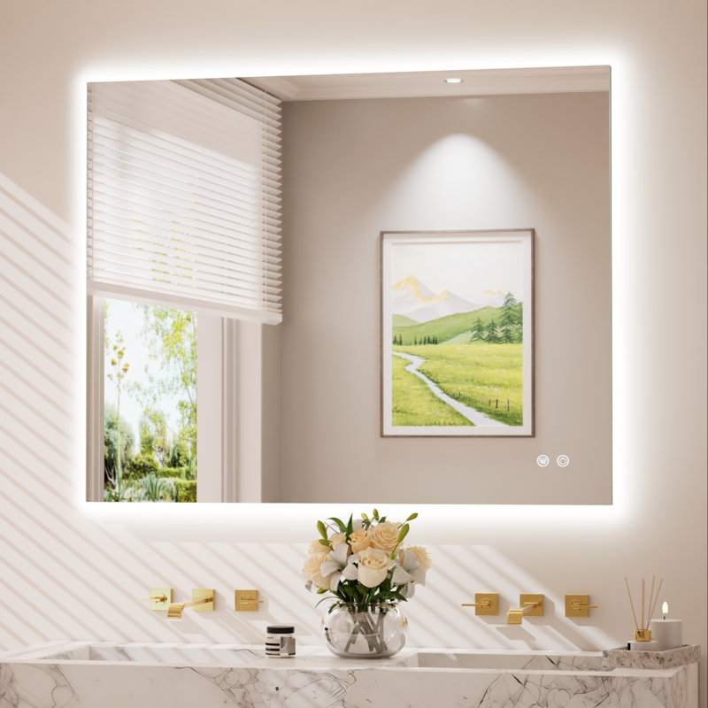 Armadale Backlit LED Bathroom Mirror, 32" x 40"
