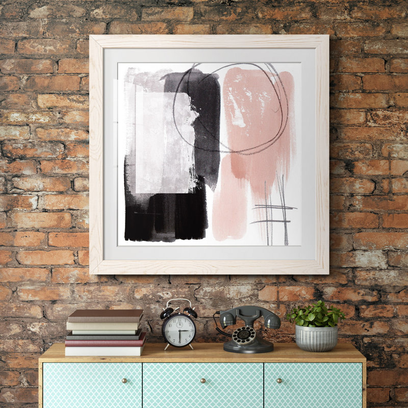 Coexistance I-Premium, reproduction encadrée - prête à être accrochée, H 22,5 po x l 22,5 po x P 1,5 po, Blanc
