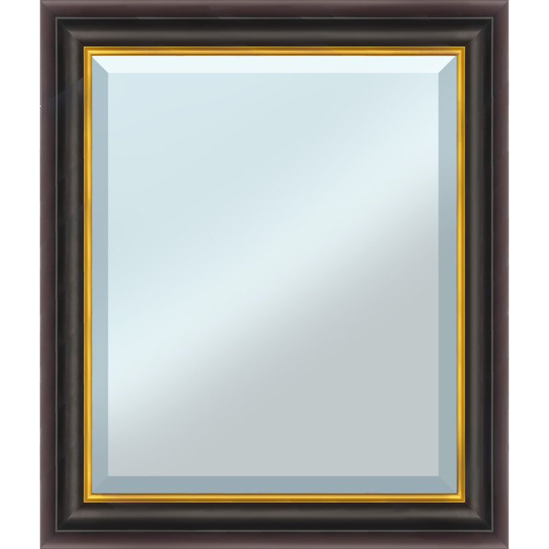 Miroir décoratif biseauté Finola, H 26 po x l 30 po x P 2 po