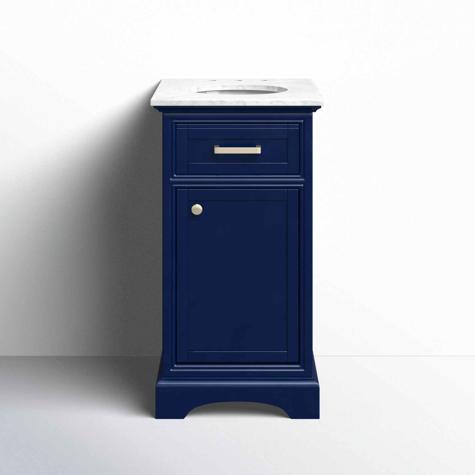 Hermes 19'' Single Bathroom Vanity, Blue