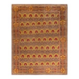 Arts & Crafts One-of-a-Kind 9' 10" X 12' 6" Hand Knotted Area Rug
