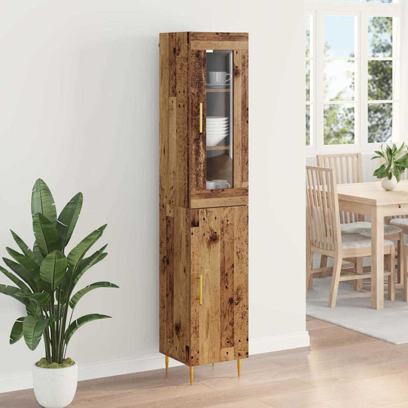 34.5cm Sideboard, Old Wood