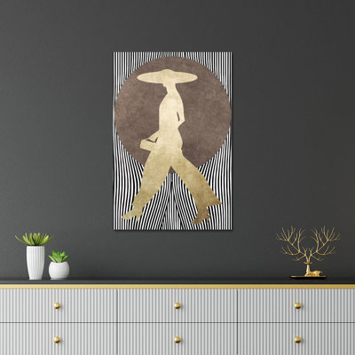 La Dame Noir, reproduction sur verre acrylique