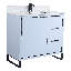 Meuble-lavabo sur pied simple 36 po avec plateau en pierre Gesel-251428783-251428772-204573107