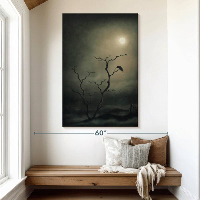 Hitzel Creepy Tree, 51" H x 34" W