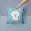  Coussin Snowflake Bichon Frise 14 po