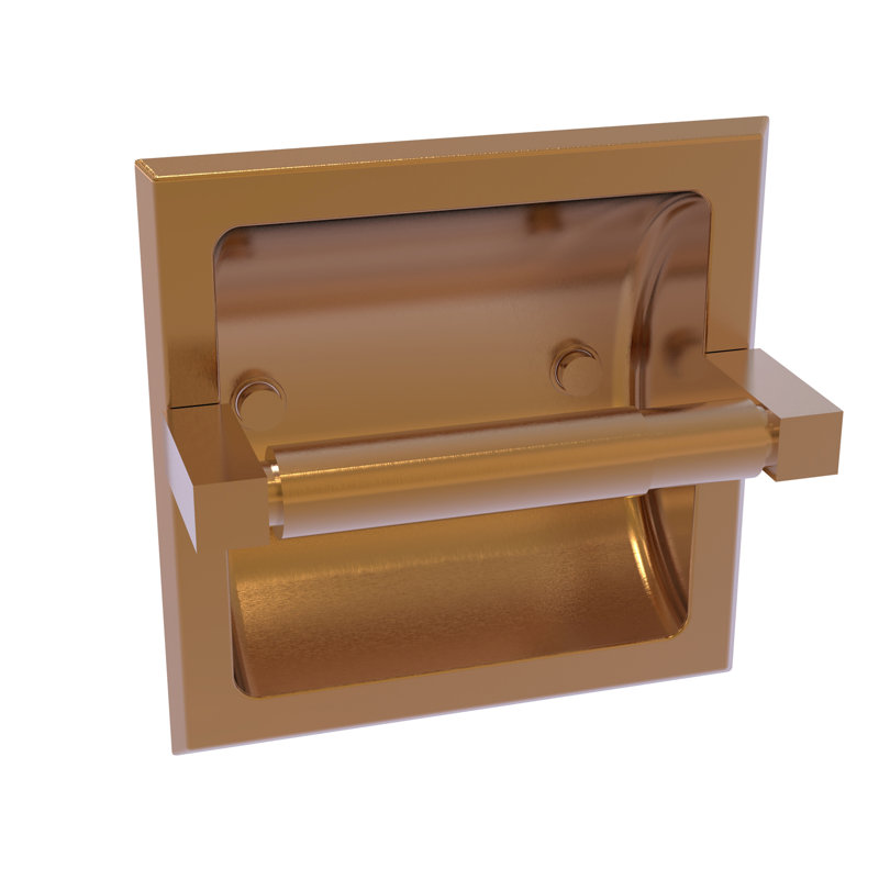 Porte-papier hygiénique encastré haranu, Bronze brossé