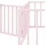 Structure de lit en métal avec clôture et porte-261901842-261901840