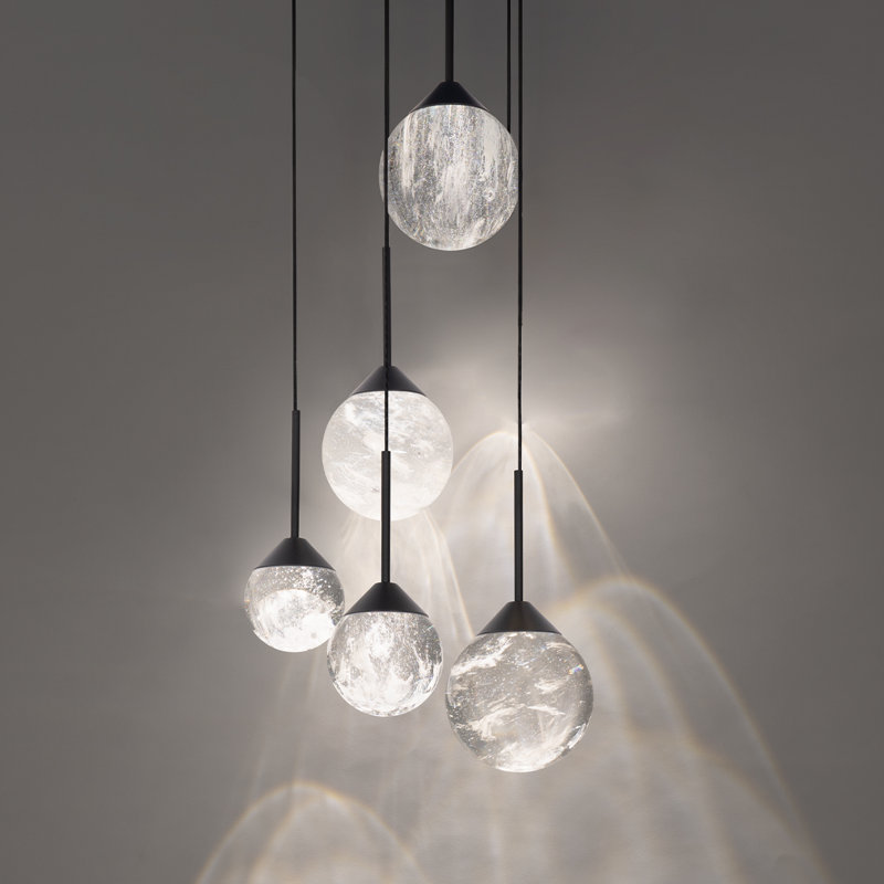 Quest 5 - Light LED Pendant, Black