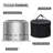Palmena Stainless Steel Smokeless Wood Burning Outdoor Fire Pit-87951919