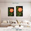 Harnek fleur orange d'hibiscus hawaïen