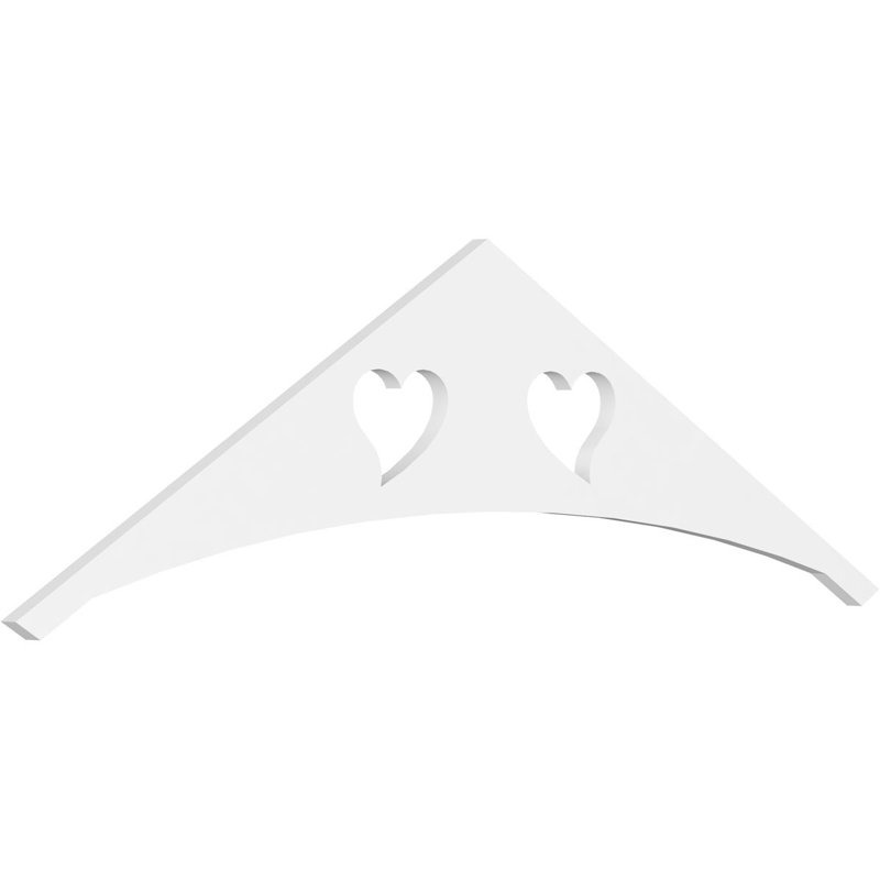 Fronton en uréthane Winston Signature, brun clair apprêté, H 17,5 po x l 60 po, 7/12