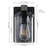 Borth Iron/Seeded Glass Rustic Farmhouse LED Vanity Light-23242563-19216085
