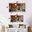 Vidrine - Stores & Boutiques, ensemble d'art sur toile-107601344