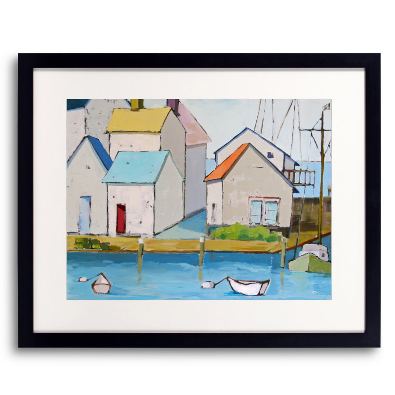Harbor Town Ll Print by Phyllis Adams, 16" H x 20" W