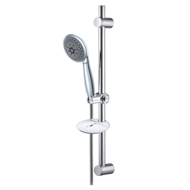 Kingston Brass Shower Scape 5-Function Hand Shower Set with Slide Bar Kit