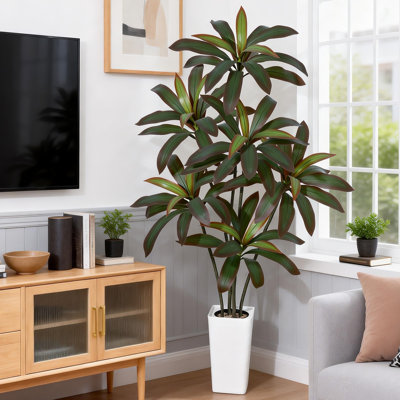 Faux arbre artificiel d'intérieur Dracaena