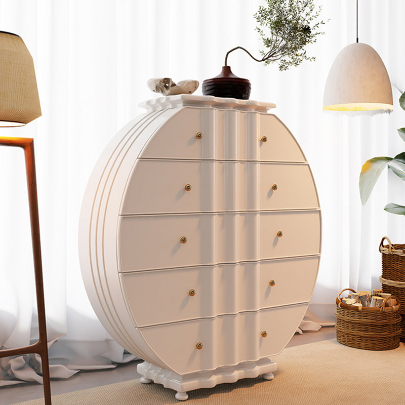 Armoire décorative vintage, Blanc