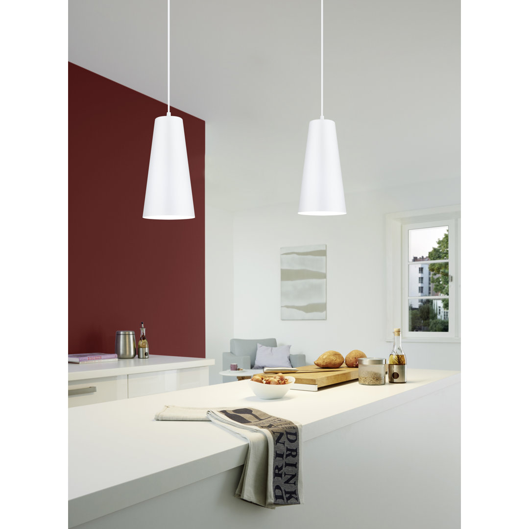 Sumrall 1 - Light White Single Pendant Orren Ellis