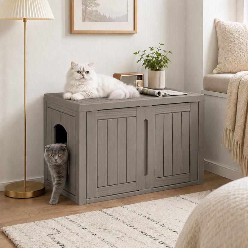 Maison d'extérieur pour chat