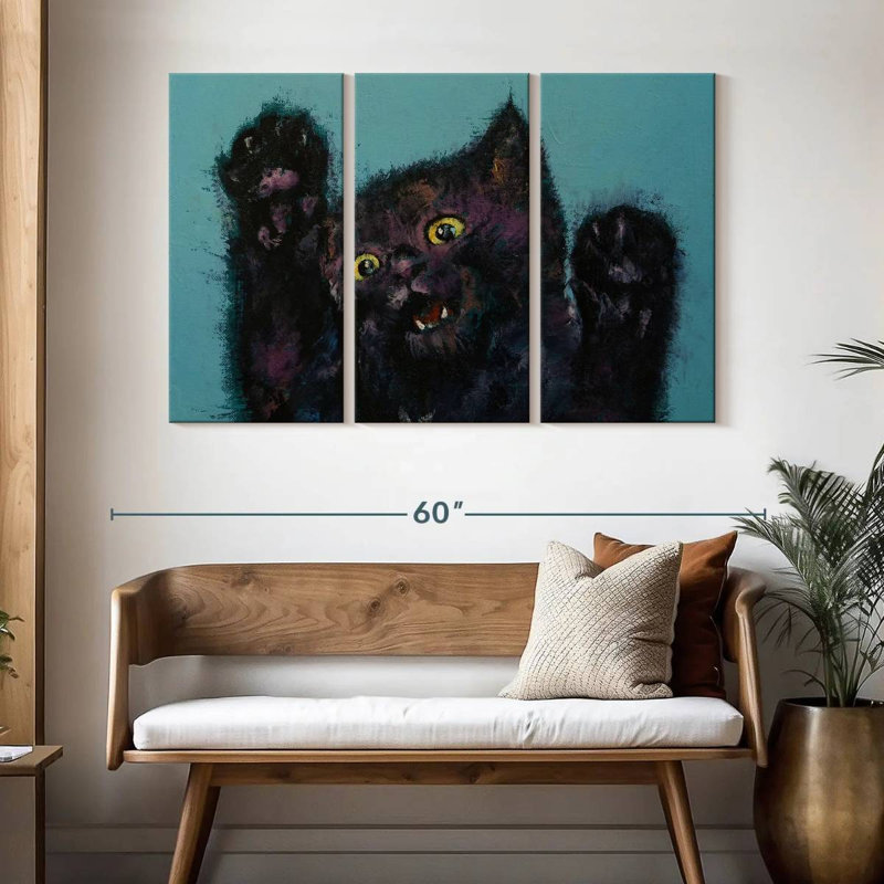 Brampt Ninja Kitten, 20" H x 33" W