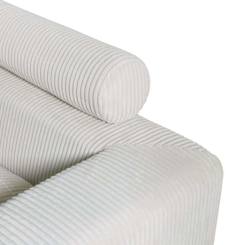 Selda   Upholstered U-Shaped Sectional, Beige