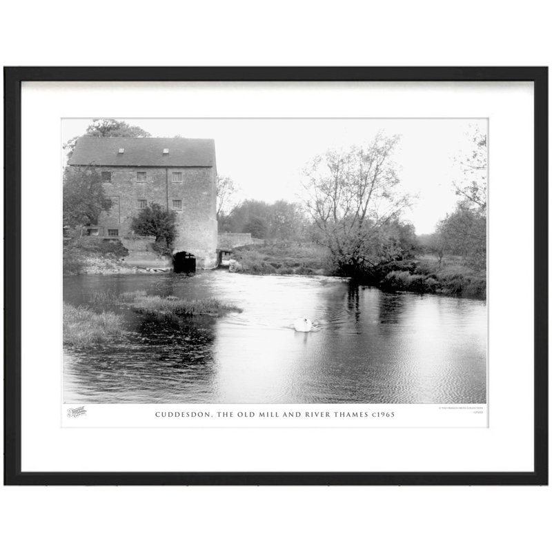 Cuddesdon, The Old Mill And River Thames C1965 by Francis Frith - Single Picture Frame Print, 60cm H x 80cm W x 2.3cm D