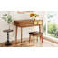 43.3" Classic Wood Makeup Vanity Set