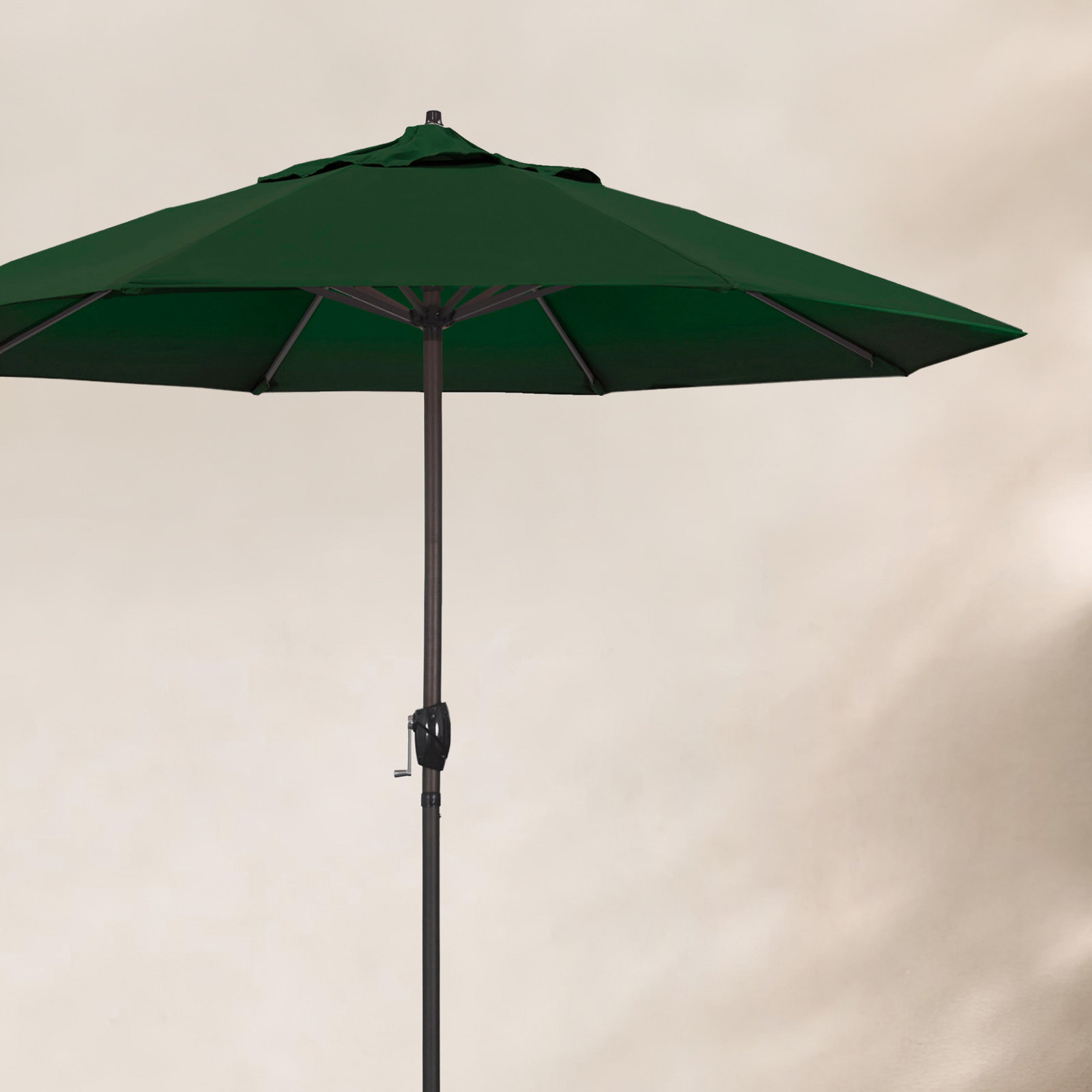108'' Outdoor Umbrella, Pacifica Hunter Green Performance Canvas