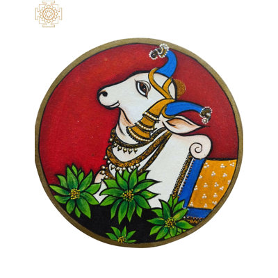 Peinture de Nandi Bail Pichwai | Acrylique sur toile | Par Shalini